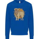 A Leonberger Dog Mens Sweatshirt Jumper Royal Blue