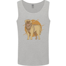 A Leonberger Dog Mens Vest Tank Top Sports Grey