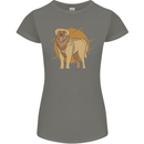A Leonberger Dog Womens Petite Cut T-Shirt Charcoal