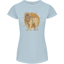 A Leonberger Dog Womens Petite Cut T-Shirt Light Blue