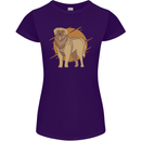 A Leonberger Dog Womens Petite Cut T-Shirt Purple