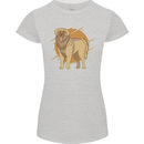 A Leonberger Dog Womens Petite Cut T-Shirt Sports Grey