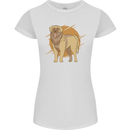 A Leonberger Dog Womens Petite Cut T-Shirt White