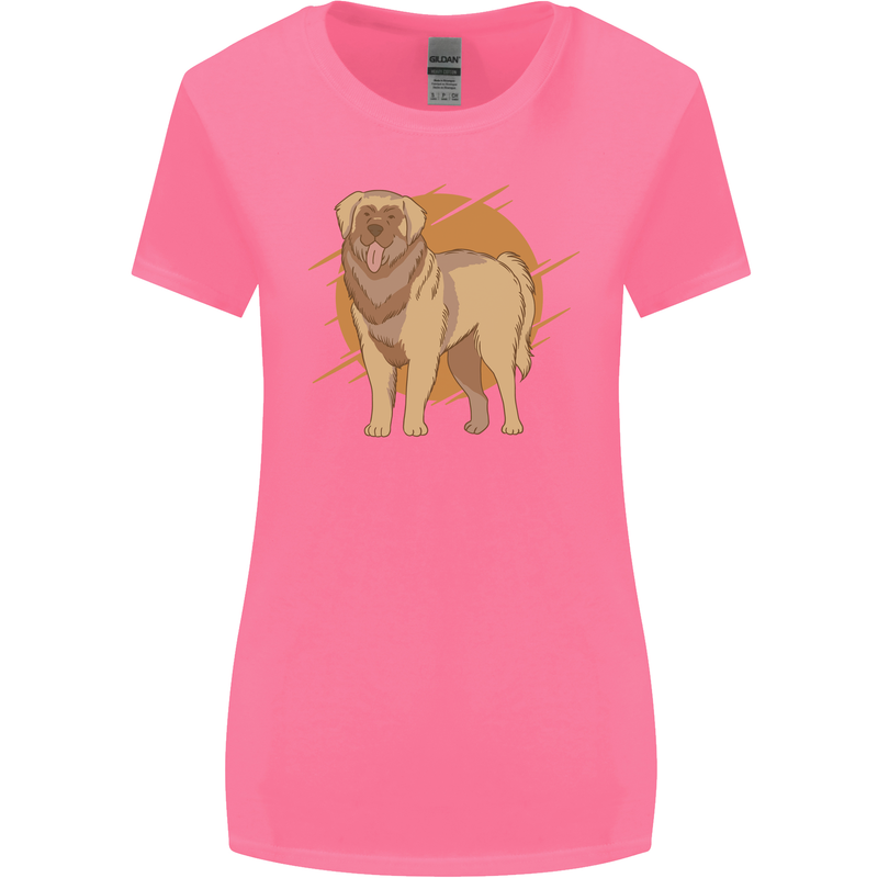 A Leonberger Dog Womens Wider Cut T-Shirt Azalea