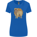A Leonberger Dog Womens Wider Cut T-Shirt Royal Blue