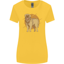 A Leonberger Dog Womens Wider Cut T-Shirt Yellow