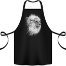 A Lion Cotton Apron 100% Organic Black