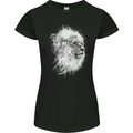 A Lion Womens Petite Cut T-Shirt Black