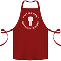 A Little Head Funny Offensive Slogan Cotton Apron 100% Organic Maroon