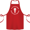 A Little Head Funny Offensive Slogan Cotton Apron 100% Organic Red