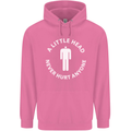 A Little Head Funny Offensive Slogan Mens 80% Cotton Hoodie Azelea