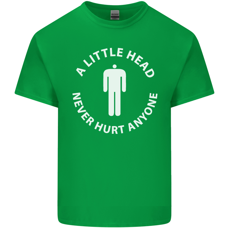 A Little Head Funny Offensive Slogan Mens Cotton T-Shirt Tee Top Irish Green