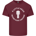 A Little Head Funny Offensive Slogan Mens Cotton T-Shirt Tee Top Maroon