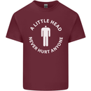A Little Head Funny Offensive Slogan Mens Cotton T-Shirt Tee Top Maroon