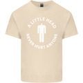 A Little Head Funny Offensive Slogan Mens Cotton T-Shirt Tee Top Natural