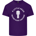 A Little Head Funny Offensive Slogan Mens Cotton T-Shirt Tee Top Purple