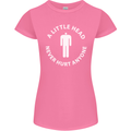 A Little Head Funny Offensive Slogan Womens Petite Cut T-Shirt Azalea