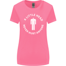A Little Head Funny Offensive Slogan Womens Wider Cut T-Shirt Azalea
