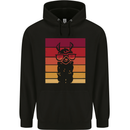 A Llama Wearing Shades Childrens Kids Hoodie Black