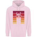 A Llama Wearing Shades Childrens Kids Hoodie Light Pink