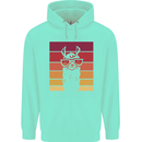 A Llama Wearing Shades Childrens Kids Hoodie Peppermint