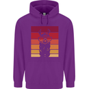A Llama Wearing Shades Childrens Kids Hoodie Purple