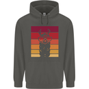 A Llama Wearing Shades Childrens Kids Hoodie Storm Grey