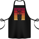 A Llama Wearing Shades Cotton Apron 100% Organic Black