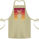 A Llama Wearing Shades Cotton Apron 100% Organic Khaki