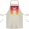 A Llama Wearing Shades Cotton Apron 100% Organic Natural