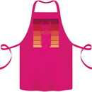A Llama Wearing Shades Cotton Apron 100% Organic Pink