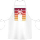 A Llama Wearing Shades Cotton Apron 100% Organic White