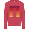 A Llama Wearing Shades Kids Sweatshirt Jumper Heliconia