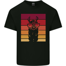A Llama Wearing Shades Kids T-Shirt Childrens Black