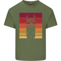 A Llama Wearing Shades Mens Cotton T-Shirt Tee Top Military Green