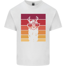 A Llama Wearing Shades Mens Cotton T-Shirt Tee Top White