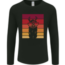 A Llama Wearing Shades Mens Long Sleeve T-Shirt Black