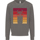 A Llama Wearing Shades Mens Sweatshirt Jumper Charcoal