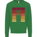 A Llama Wearing Shades Mens Sweatshirt Jumper Irish Green