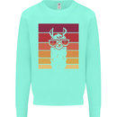 A Llama Wearing Shades Mens Sweatshirt Jumper Peppermint