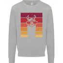 A Llama Wearing Shades Mens Sweatshirt Jumper Sports Grey