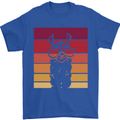A Llama Wearing Shades Mens T-Shirt Cotton Gildan Royal Blue