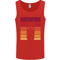 A Llama Wearing Shades Mens Vest Tank Top Red