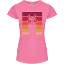 A Llama Wearing Shades Womens Petite Cut T-Shirt Azalea