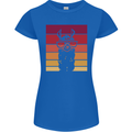 A Llama Wearing Shades Womens Petite Cut T-Shirt Royal Blue