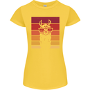 A Llama Wearing Shades Womens Petite Cut T-Shirt Yellow