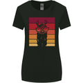 A Llama Wearing Shades Womens Wider Cut T-Shirt Black