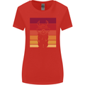 A Llama Wearing Shades Womens Wider Cut T-Shirt Red