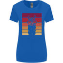 A Llama Wearing Shades Womens Wider Cut T-Shirt Royal Blue