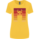 A Llama Wearing Shades Womens Wider Cut T-Shirt Yellow